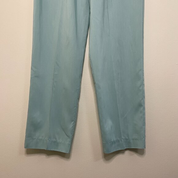Mint Green Spring Stretchy High-Waisted Flowy Pants w/ Elastic Waistband12/14(?) - Picture 8 of 8